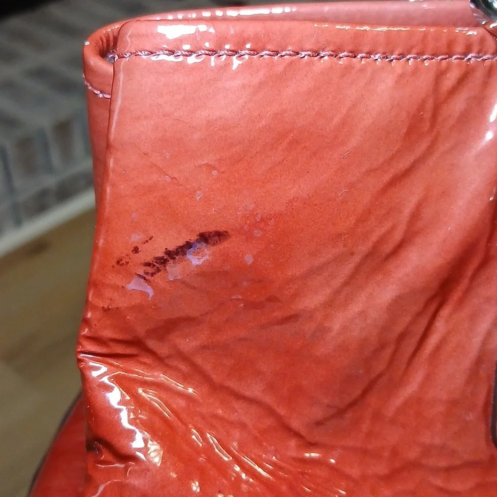 Coach “Chelsea Jayden” 18960 Patent Leather Bag  With Wristlet– Cherry Red 💋✨ - Picture 8 of 8